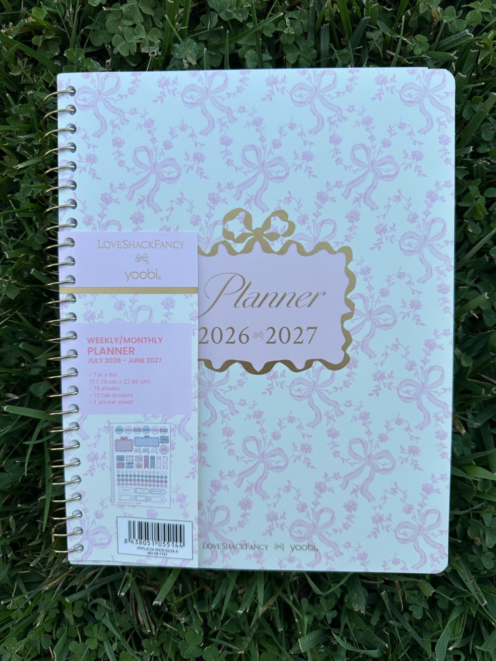LoveShackFancy x Yoobi Target Planner